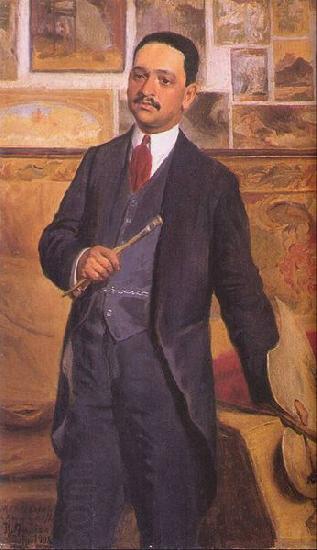 Rodolfo Amoedo Portrait of Joao Timoteo da Costa